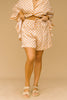 LULLABY CLUB SHORTS LULLABY CLUB LUXE LOUNGE SHORTS - CHECKER