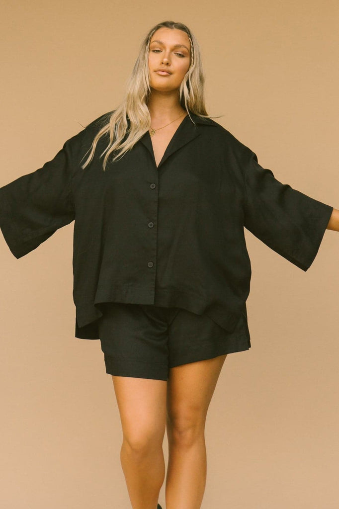 LULLABY CLUB SHORTS LULLABY CLUB LUXE LOUNGE SHORTS - JETT