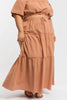 LULLABY CLUB SKIRTS LULLABY CLUB DAHLIA MAXI SKIRT - CLAY