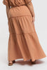 LULLABY CLUB SKIRTS LULLABY CLUB DAHLIA MAXI SKIRT - CLAY