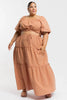 LULLABY CLUB SKIRTS LULLABY CLUB DAHLIA MAXI SKIRT - CLAY