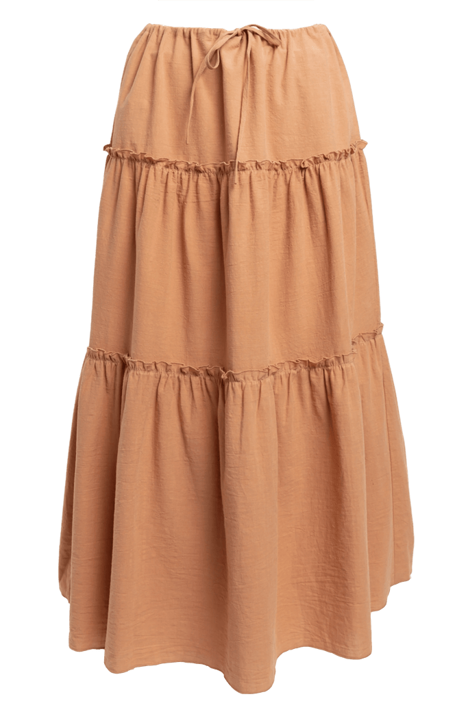 LULLABY CLUB SKIRTS LULLABY CLUB DAHLIA MAXI SKIRT - CLAY