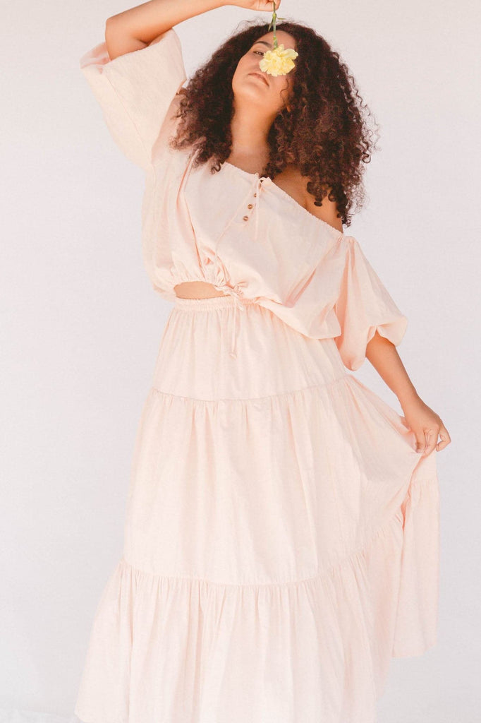 LULLABY CLUB SKIRTS LULLABY CLUB KAIRA SKIRT - PEACH PINK