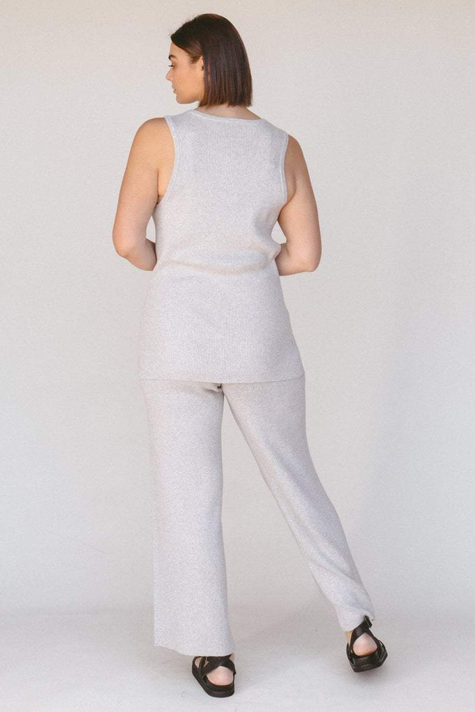 LULLABY CLUB TOPS LULLABY CLUB FLORA KNIT TANK - PEPPER