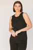 LULLABY CLUB TOPS LULLABY CLUB FLORA KNIT TANK - SHADOW