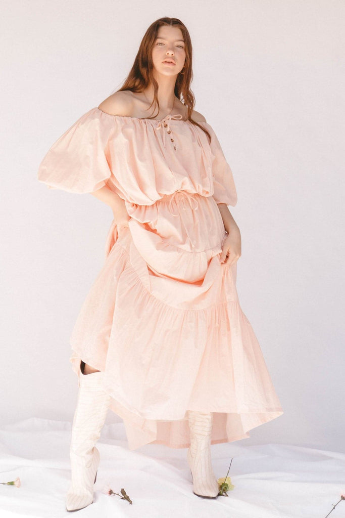 LULLABY CLUB TOPS LULLABY CLUB KAIRA TOP - PEACH PINK