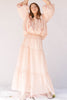 LULLABY CLUB TOPS LULLABY CLUB KAIRA TOP - PEACH PINK