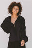 LULLABY CLUB TOPS LULLABY CLUB PENNY SMOCK BLOUSE - BLACK