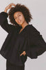 LULLABY CLUB TOPS LULLABY CLUB PENNY SMOCK BLOUSE - BLACK