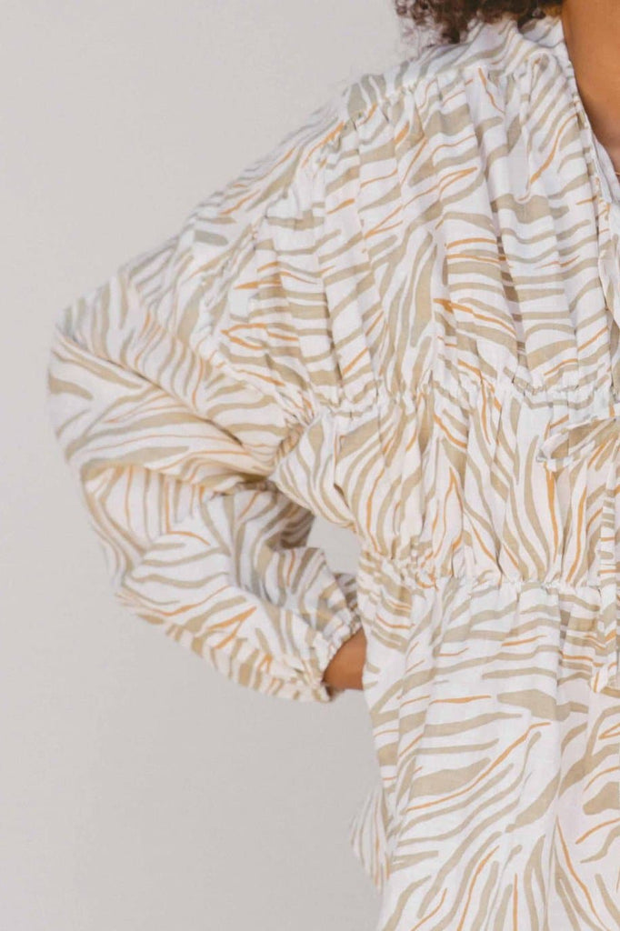 LULLABY CLUB TOPS LULLABY CLUB PENNY SMOCK BLOUSE - WILDE