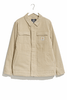 MISFIT APPAREL CREW NECK MISFIT PARALLELS WORKER JACKET - OFF WHITE