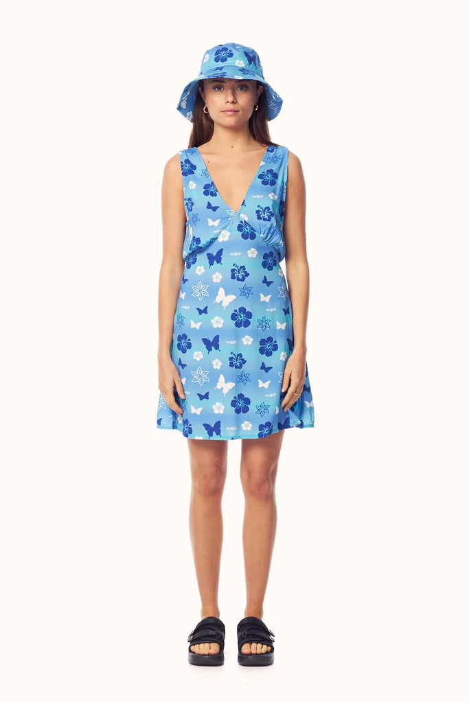 MISFIT APPAREL DRESSES MISFIT PRIMAVERA DRESS - POP BLUE