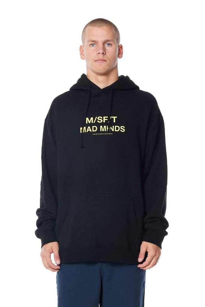 MISFIT APPAREL HOODIES MISFIT GOOD EGGS 50/50 HOOD - BLACK