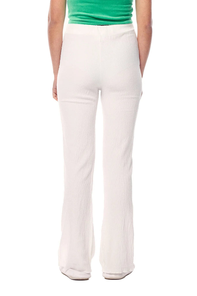 MISFIT APPAREL LADIES PANTS MISFIT BEING FRANC PANTS - WHITE