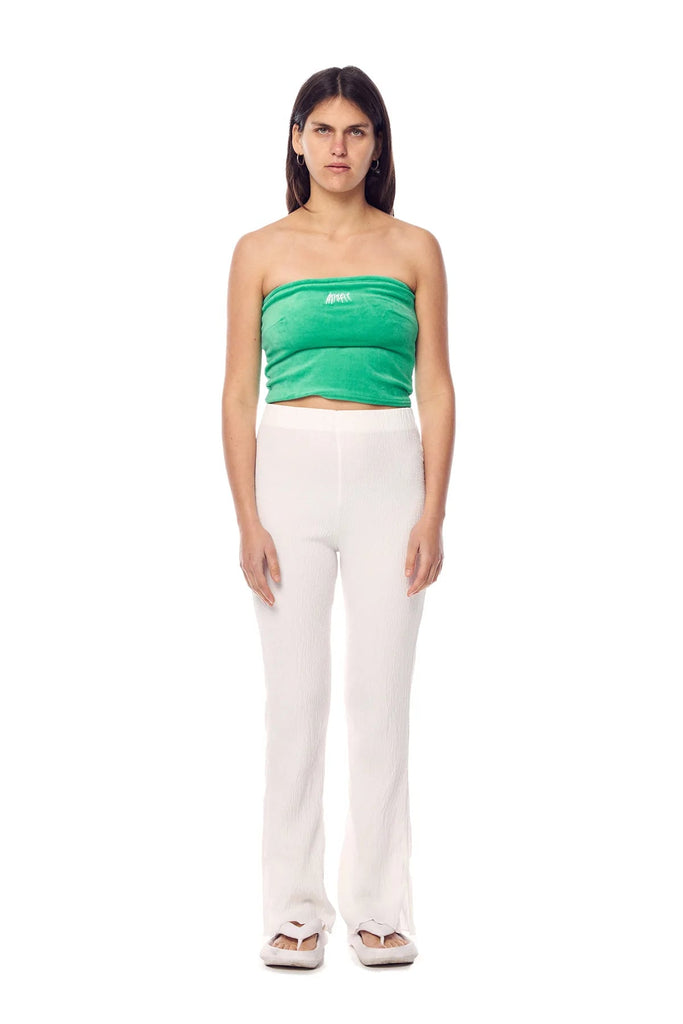 MISFIT APPAREL LADIES PANTS MISFIT BEING FRANC PANTS - WHITE