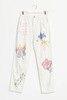 MISFIT APPAREL LADIES PANTS MISFIT FAIRIES OUT PANT - WHITE