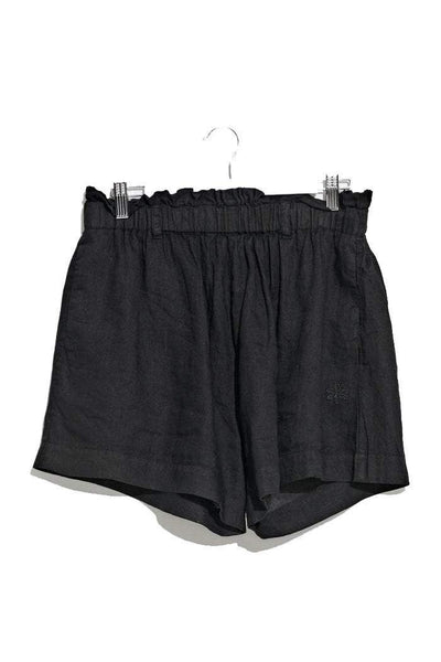 MISFIT APPAREL LADIES PANTS MISFIT MOTION READS LINEN SHORT - BLACK