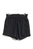 MISFIT APPAREL LADIES PANTS MISFIT MOTION READS LINEN SHORT - BLACK