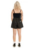 MISFIT APPAREL LADIES PANTS MISFIT MOTION READS LINEN SHORT - BLACK