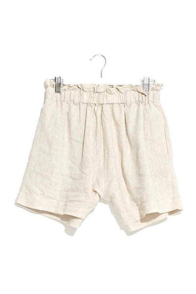 MISFIT APPAREL LADIES PANTS MISFIT MOTION READS LINEN SHORT - NATURAL