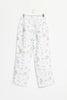 MISFIT APPAREL LADIES PANTS MISFIT TARIFA GROON PANTS - WHITE MULTI