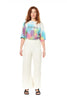 MISFIT APPAREL LADIES PANTS MISFIT YOUNG ALCHEMY PANT - DIRTY WHITE