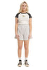MISFIT APPAREL LADIES SHORTS MISFIT MOTION READS LINEN SHORT - STRIPE