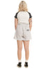 MISFIT APPAREL LADIES SHORTS MISFIT MOTION READS LINEN SHORT - STRIPE