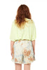 MISFIT APPAREL LADIES SHORTS MISFIT WOMENS RODEO BUNS SHORT - GREY TYE DYE
