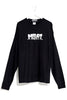 MISFIT APPAREL LONGSLEEVES MISFIT WALL STREET 50/50 L/S TEE - BLACK