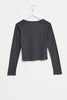 MISFIT APPAREL TOPS MISFIT PEACE DEMO RAGLAN - VINTAGE BLACK