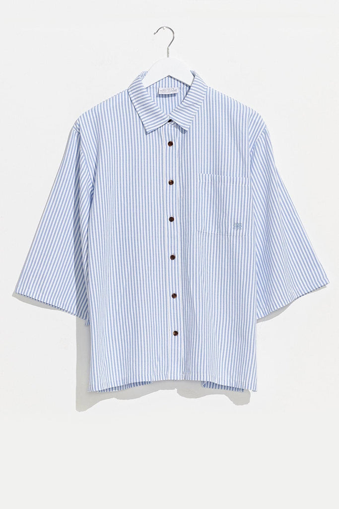MISFIT APPAREL TOPS MISFIT YOUR ISRAEL SHIRT - BLUE STRIPE