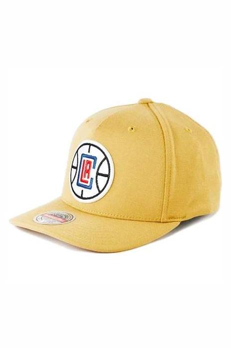 MITCHELL NESS LA CLIPPERS 110 FLEX SNAPBACK CAP TAN – Pretty