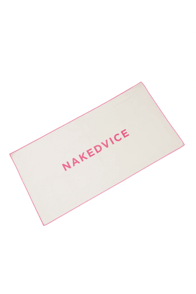 NAKEDVICE LADIES BAGS & WALLETS NAKED VICE NV TOWEL - WHITE/PINK