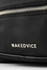 NAKEDVICE LADIES BAGS & WALLETS NAKEDVICE MAXINE KIA NYLON SIDEBAG - BLACK/GOLD