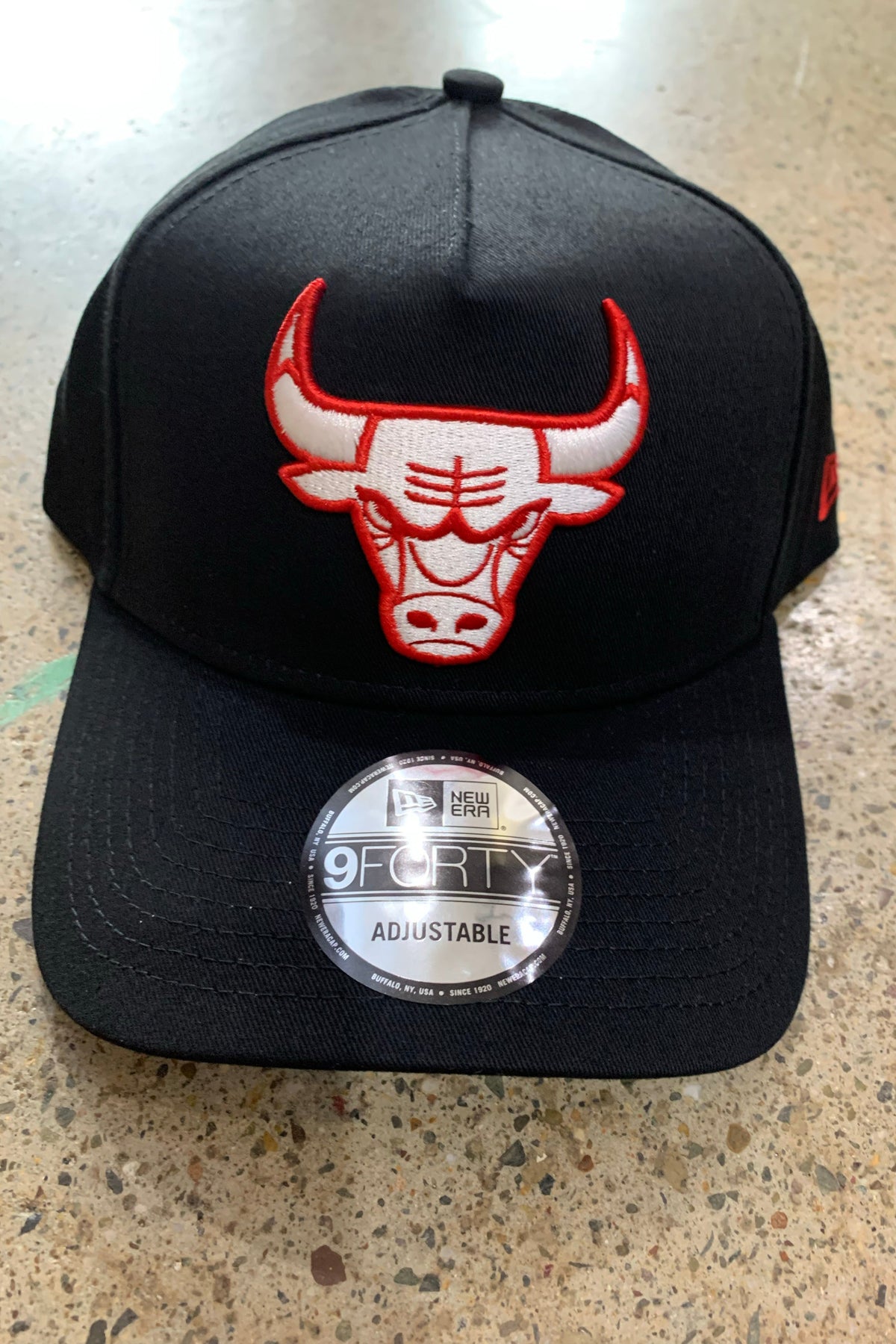 NEW ERA 9FORTY A FRAME CHICAGO BULLS - BLACK/RED – Pretty Rad Store