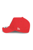 NEW ERA HEADWEAR NEW ERA 9FORTY A-FRAME CHICAGO BULLS HAT - SCARLET RED/STONE