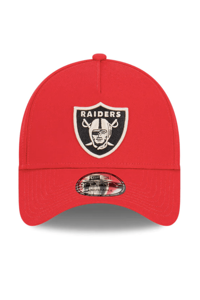 New Era Raiders 9FORTY A-Frame Snapback Black/Scarlet