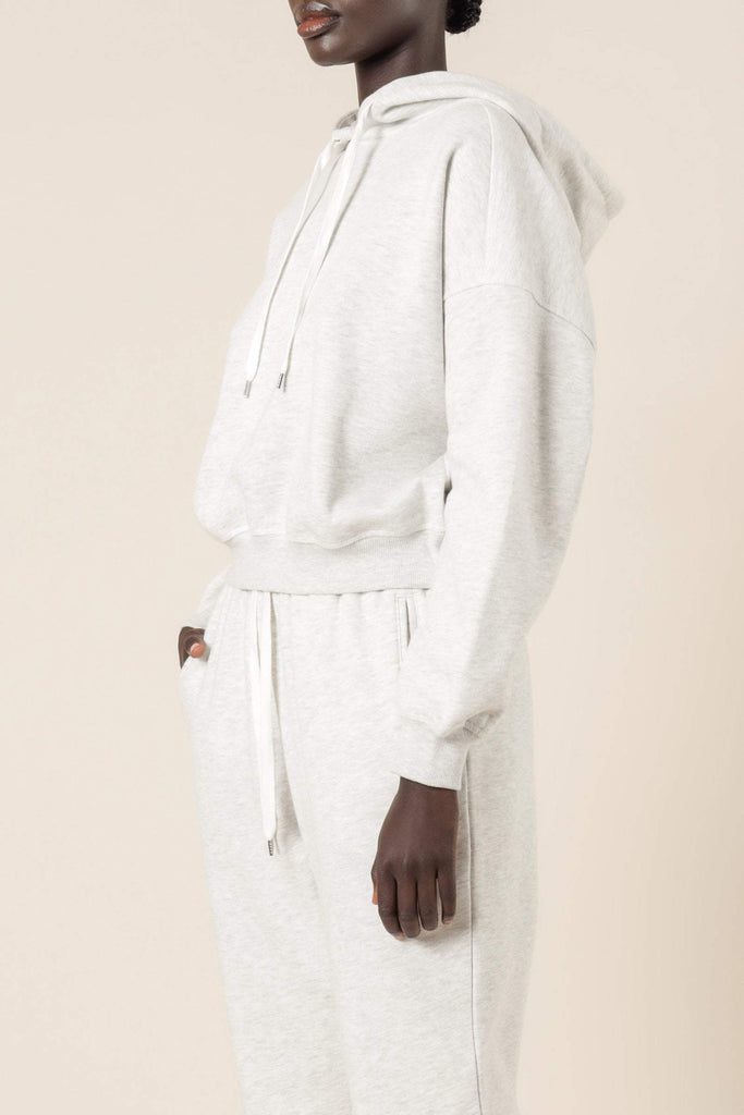 NUDE LUCY HOODIES NUDE LUCY CARTER CLASSIC HOODIE - SNOW MARLE