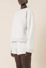 NUDE LUCY JUMPER NUDE LUCY CARTER CLASSIC OVERSIZED SWEAT - SNOW MARLE