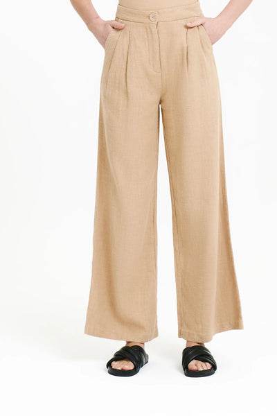 NUDE LUCY LADIES PANTS NUDE LUCY BLAIR TAILORED PANT - DUNE