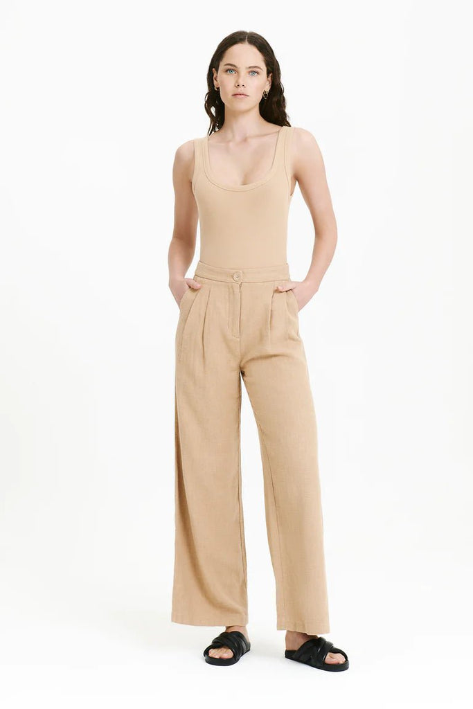 NUDE LUCY LADIES PANTS NUDE LUCY BLAIR TAILORED PANT - DUNE