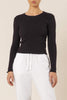 NUDE LUCY TOPS NUDE LUCY CLASSIC KNIT - BLACK