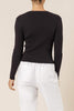 NUDE LUCY TOPS NUDE LUCY CLASSIC KNIT - BLACK