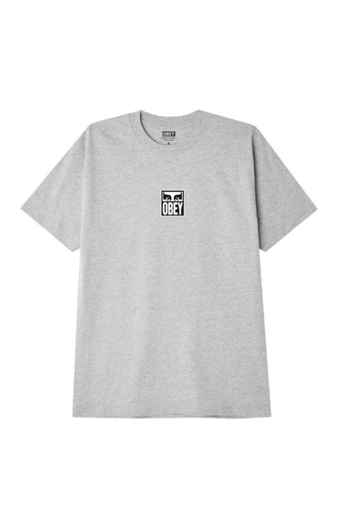 OBEY TEES OBEY EYES ICON 3 TEE - GREY