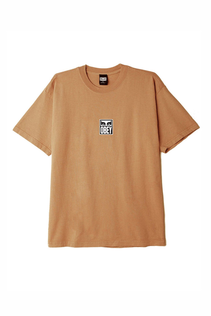 OBEY TEES OBEY EYES ICON 3 TEE - TOFFEE