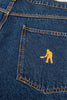 PASS~PORT MENS JEANS PASS~PORT WORKERS CLUB JEAN - WASHED DARK INDIGO