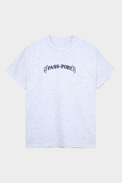 PASS~PORT TEES PASS~PORT SWEATY PUFF PRINT TEE - LIGHT GREY