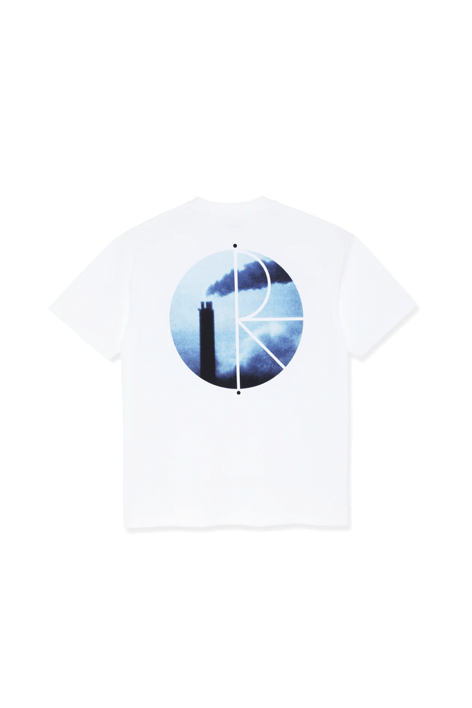 POLAR SKATE CO MENS T-SHIRTS POLAR SKATE SKORSTEN FILL LOGO TEE - WHITE