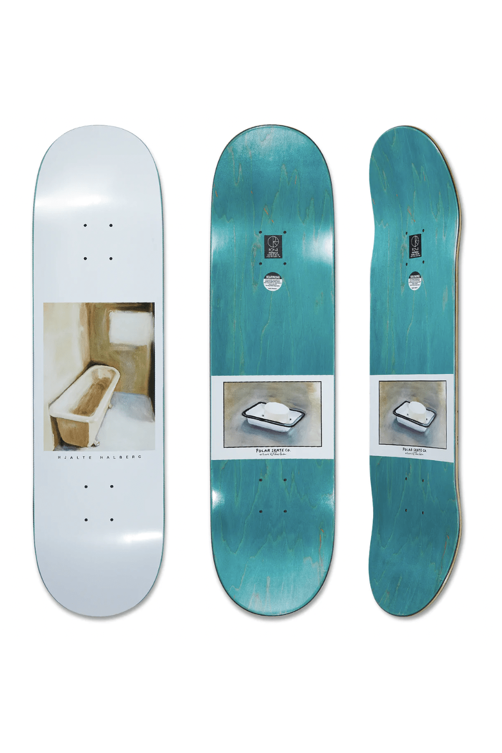 POLAR SKATE DECK HJALTE HALBERG BATHTUB Pretty Rad Store